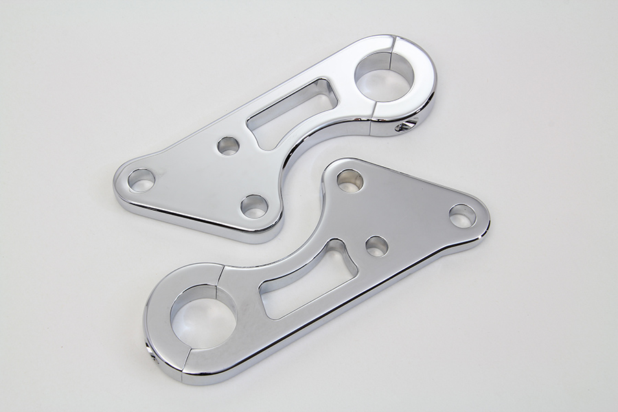 Windshield Fairing Brackets Chrome for Harley FLTR 1998-2005