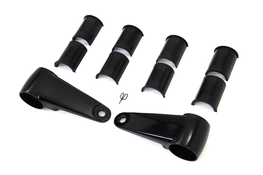 Side Mount Headlamp Bracket Kit Black