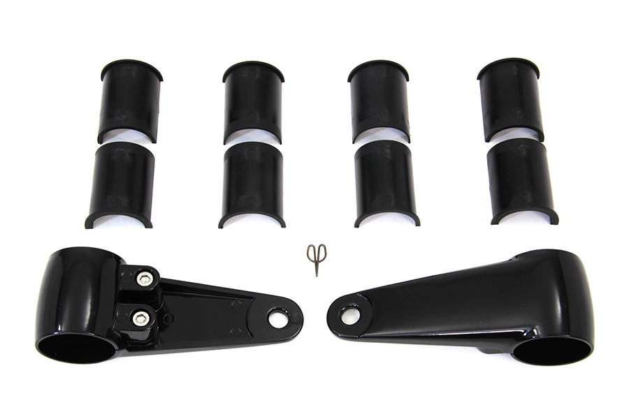 Side Mount Headlamp Bracket Kit Black