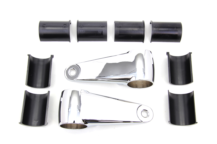 Universal Headlamp Mount Bracket Chrome