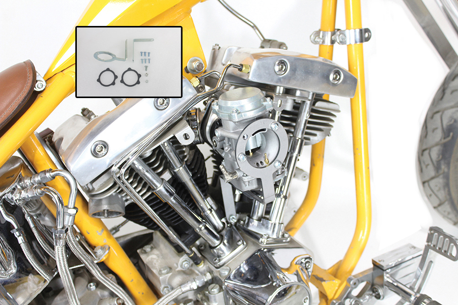 CV Carburetor Support Bracket Kit Zinc Plated