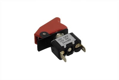 Toggle Switch 20 Amp with Red Cap