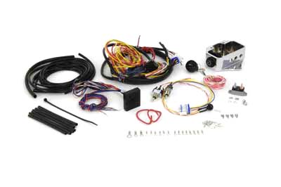 Wire Plus Chopper Wiring Harness Kit w/ 3 Hidden Switches