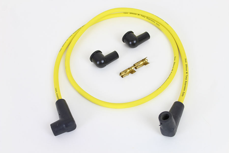 Yellow Suppression Core 7mm Spark Plug Wire Kit