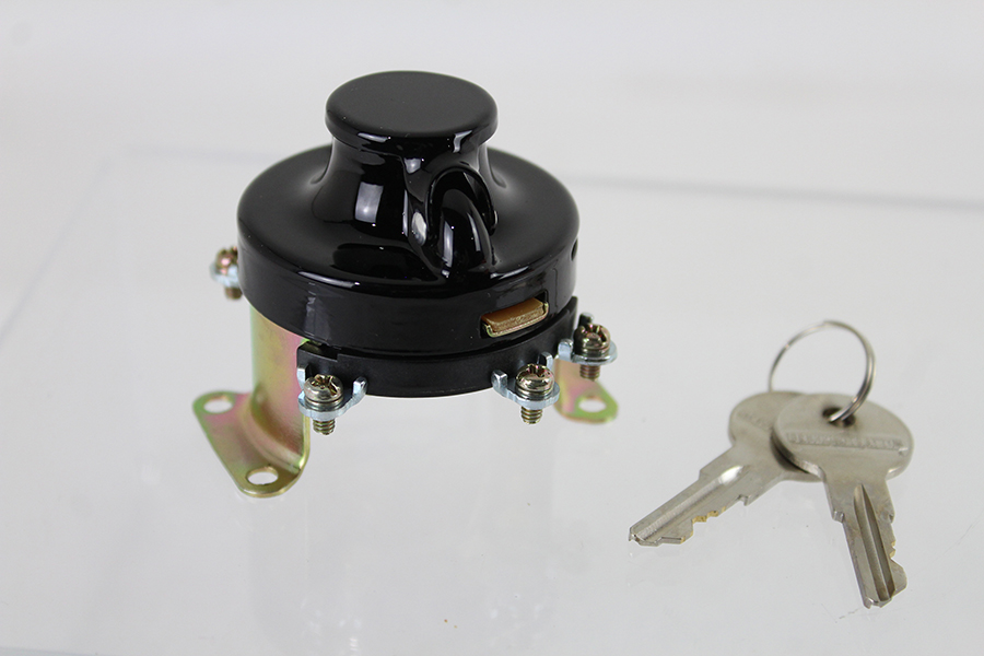 Black Ignition Switch with 5 Terminals