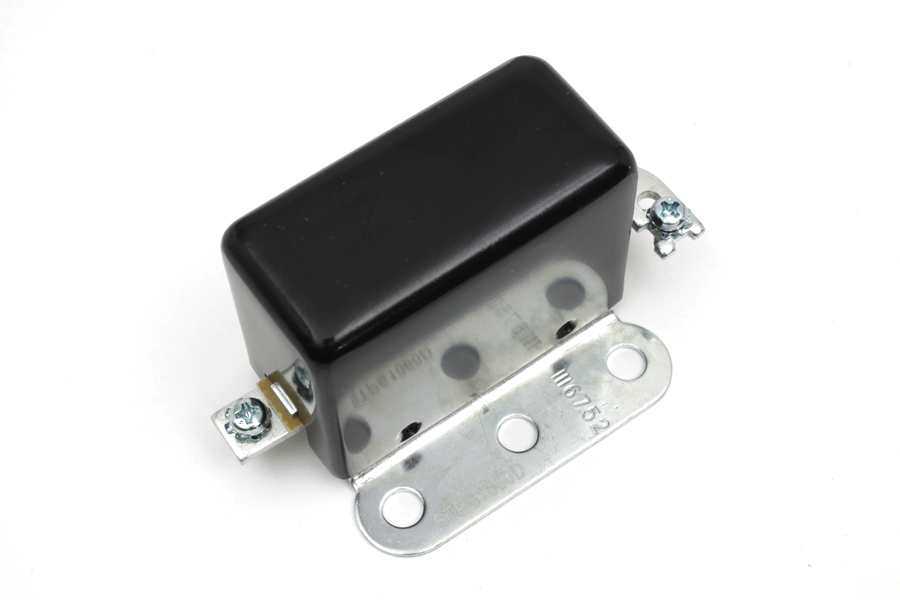 Solid State 6 Volt Relay with Smooth Black Cover