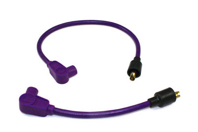 Sumax Purple 8mm Spark Plug Wire Kit for 1965-99 Harley Big Twins