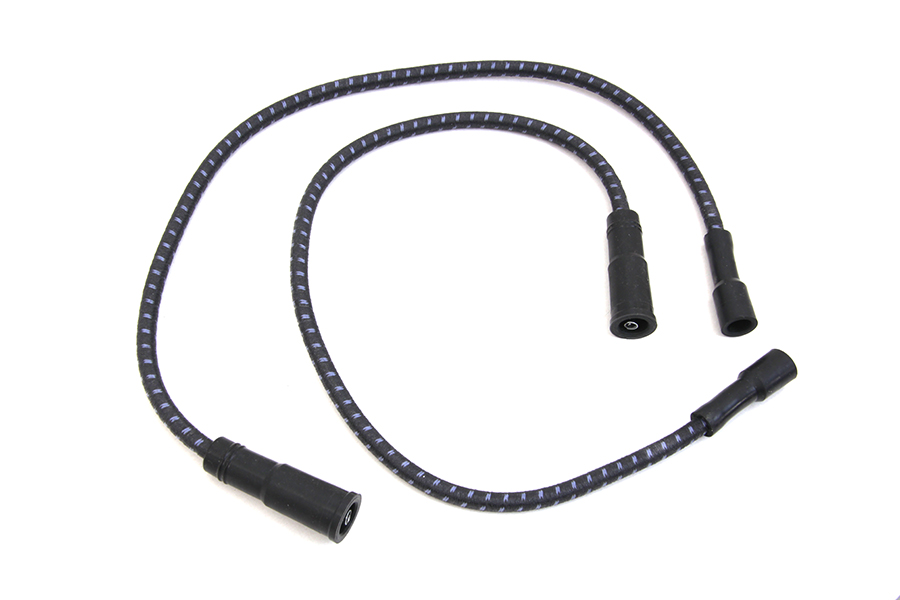 Sumax Black with Blue Tracer 7mm Spark Plug Wire Set