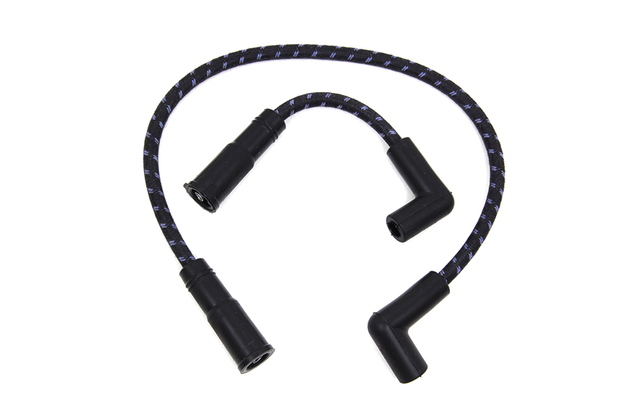 Sumax Black with Blue Tracer 7mm Spark Plug Wire Set