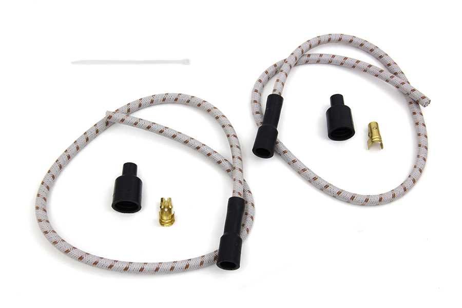 Sumax Grey with Brown Tracer 7mm Spark Plug Wire Set