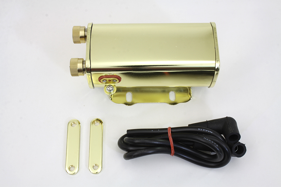 Brass Plated 6 Volt Ignition Coil