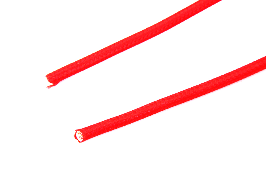 Pure Red 25' Braided Wire