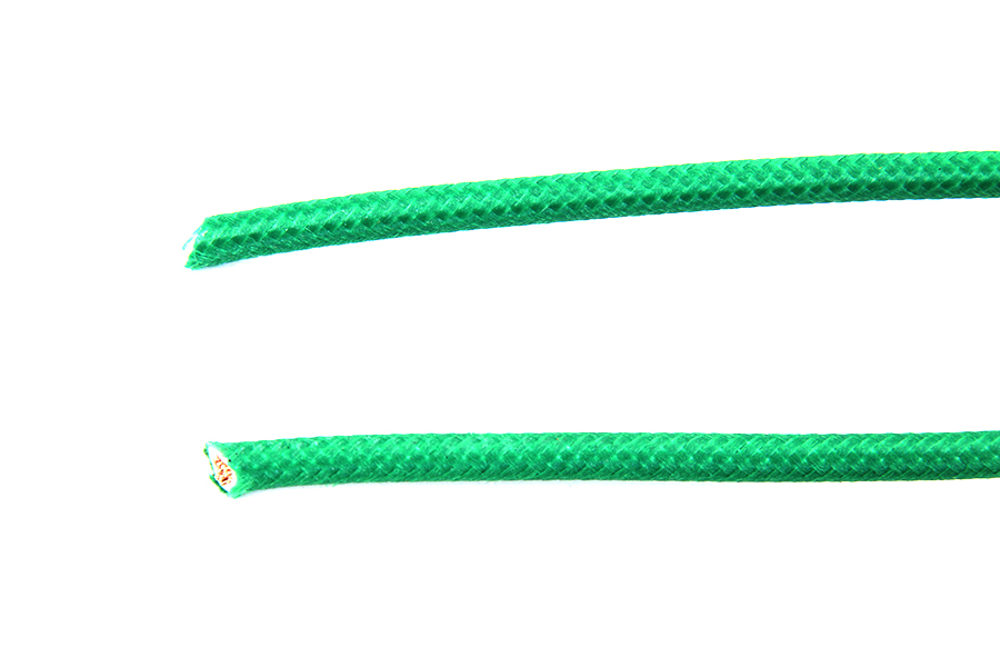 Pure Green 25' Braided Wire