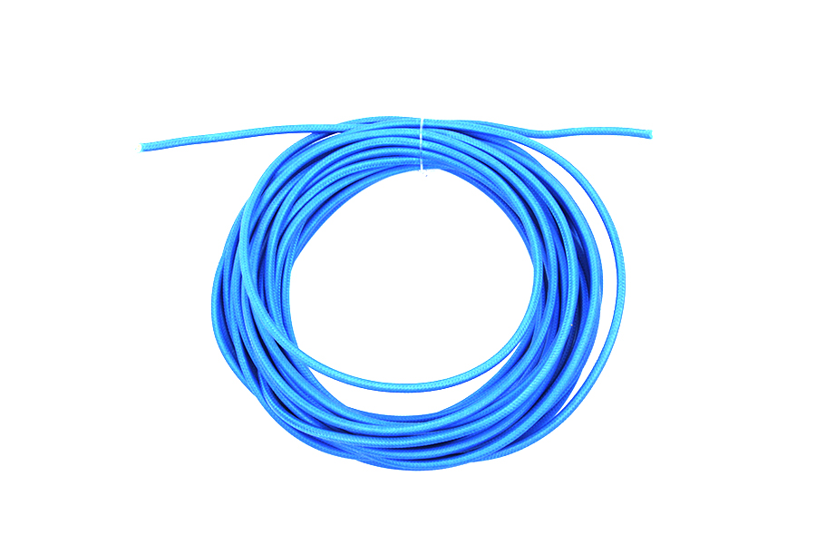 Pure Blue 25' Braided Wire