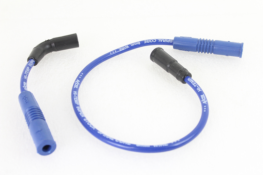 Accel 8mm S/S Spiral Core Ignition Wire Set Blue