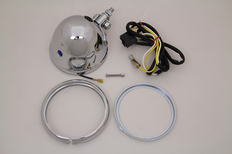 4-1/2 Custom Round Headlamp Shell