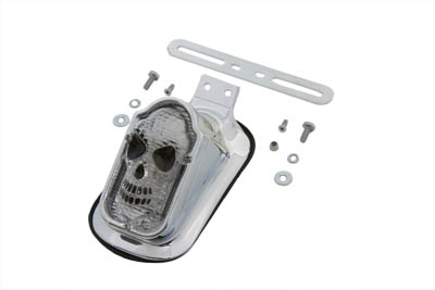Skull Face Tombstone Tail Lamp Clear Lens