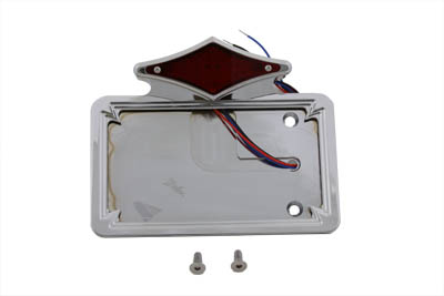 Chrome Diamond LED Tail Lamp License Plate Assembly