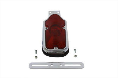 Chrome Tombstone Tail Lamp Assembly