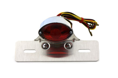 Chrome Mini Cateye Tail Lamp Lens for Harley and Custom