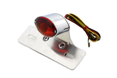 Chrome Mini Cateye Tail Lamp Lens for Harley and Custom