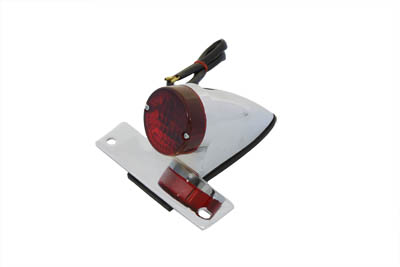 Chrome P-K Sport Tail Lamp with Red Lens