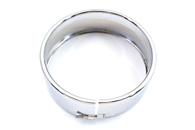 5-3/4 Outer Headlamp Chrome Frenched Trim Ring