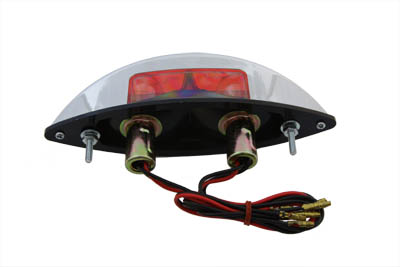 Chrome ABS Big Eye Red Lens Tail Lamp