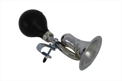 Classic Bugle Style Chrome Squeeze Horn