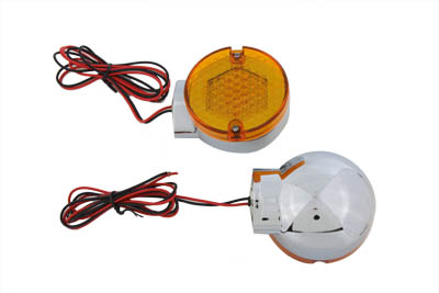 LED Turn Signal Set Rear Amber Lens