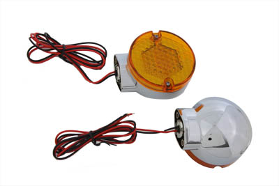 LED Turn Signal Set Rear Amber Lens