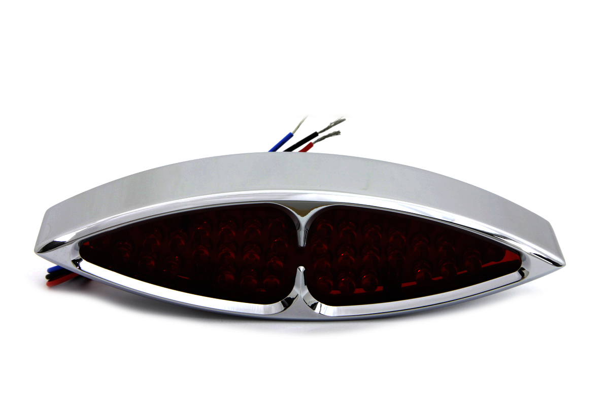 Chrome Kat Eyez LED Tail Lamp for Harley and Custom