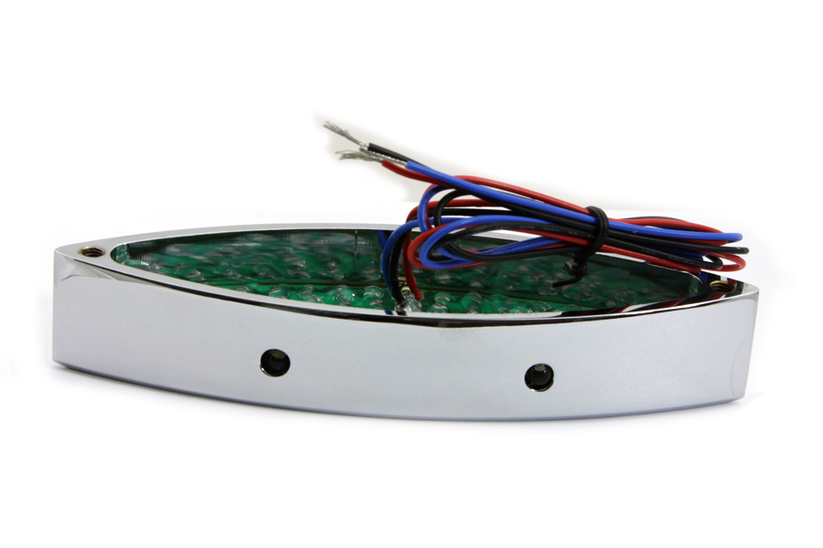 Chrome Kat Eyez LED Tail Lamp for Harley and Custom