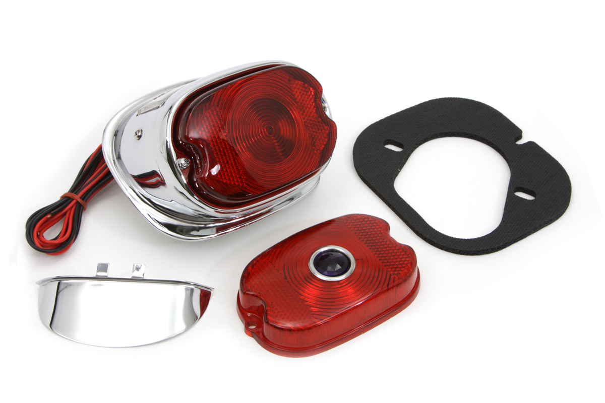 Chrome 1955 Style Tail Lamp Kit