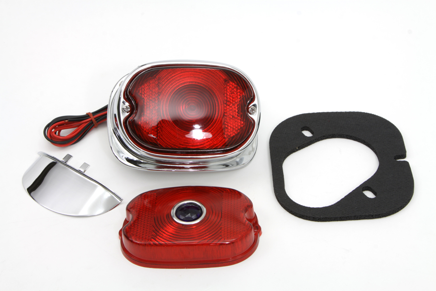 Chrome 1955 Style Tail Lamp Kit