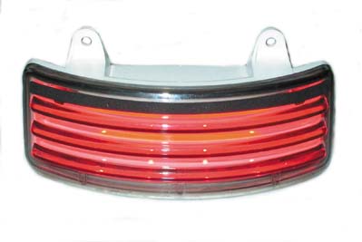 Tri Bar Rear Fender Tail Lamp Red LED for Harley FLT 1999-2008
