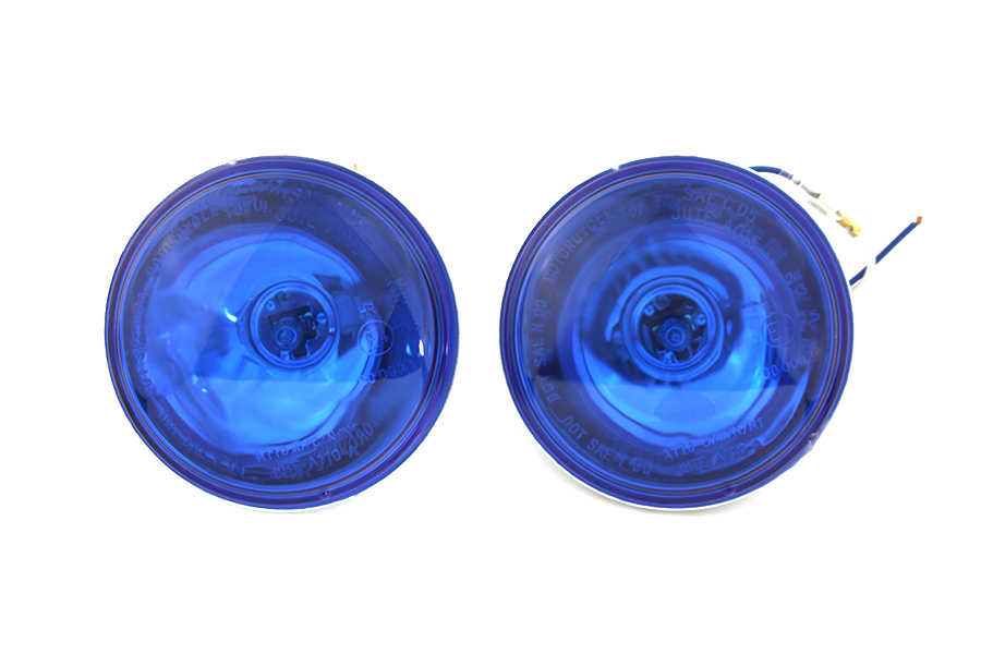 4-1/2 Blue Pursuit Spotlamp Bulb Set