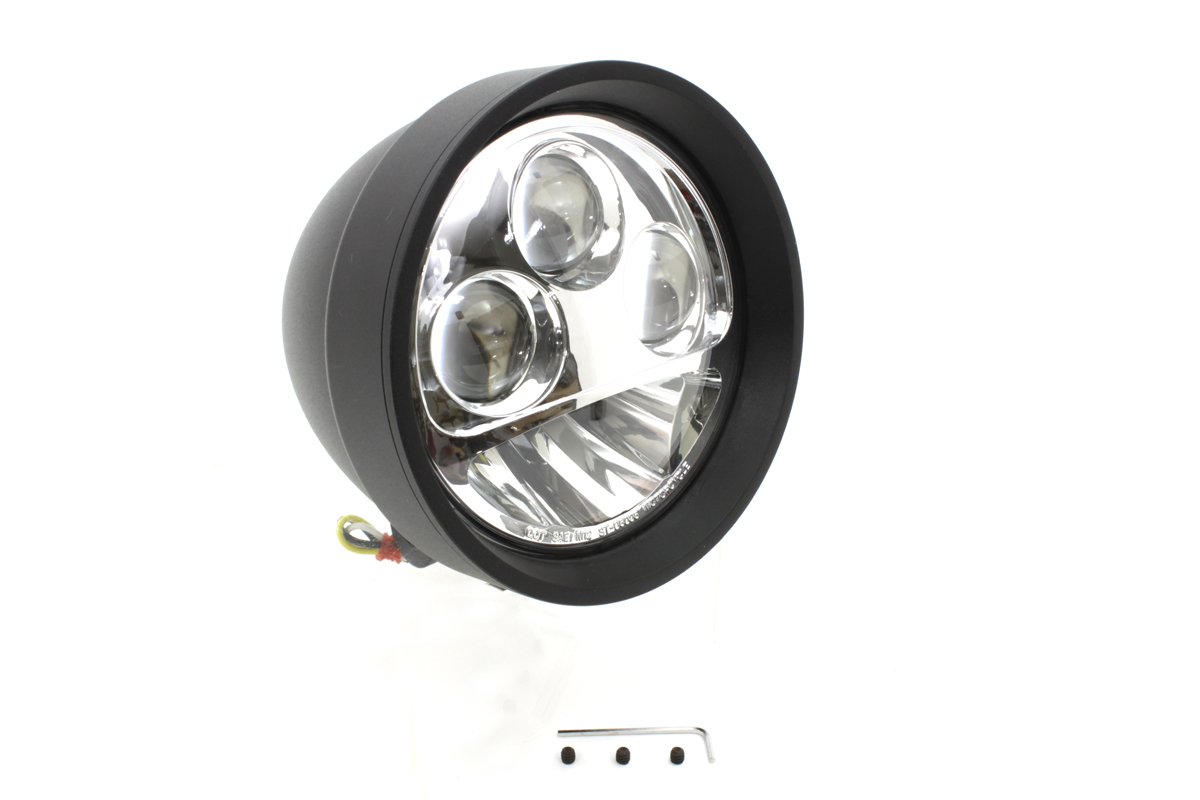 5.75" LED Headlamp Assembly Black