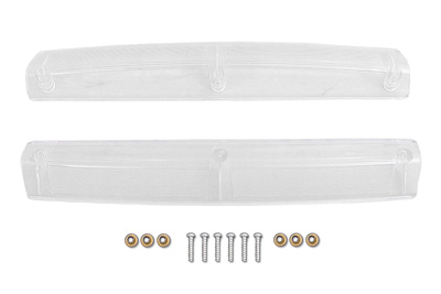 Clear Tour-Pak Side Marker Lamp Lens Set for Harley FLHTC 2006-up