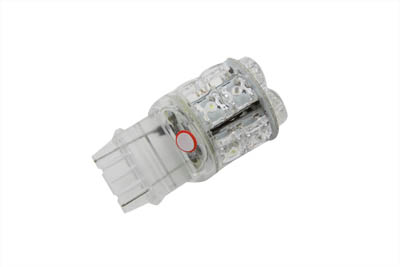 Super Flux LED Wedge Style Bulb Red and White