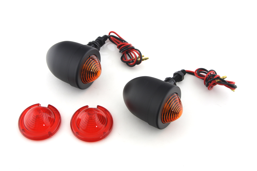 Black Egg Style Marker Lamp Set