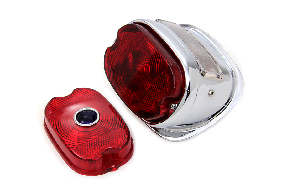 Chrome Oval Tail Lamp Assembly