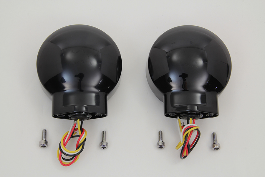 Black LED Turn Signal Combo Assembly Set