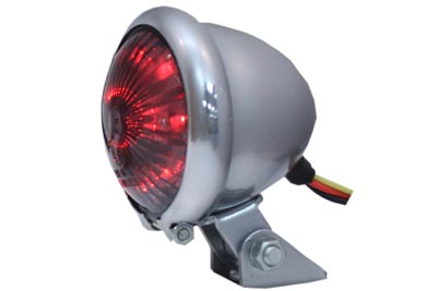Round LED Tail Lamp with Smoked Lens