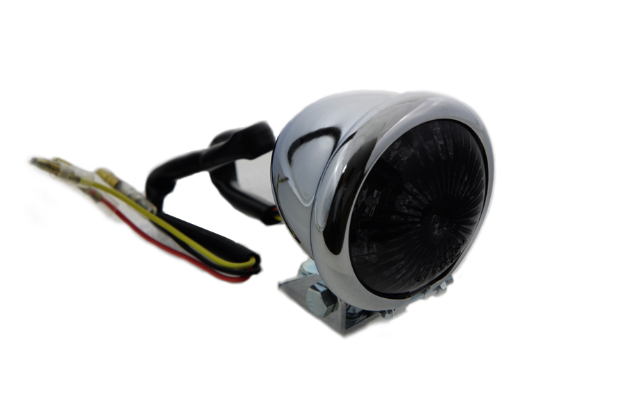 Round LED Tail Lamp with Smoked Lens