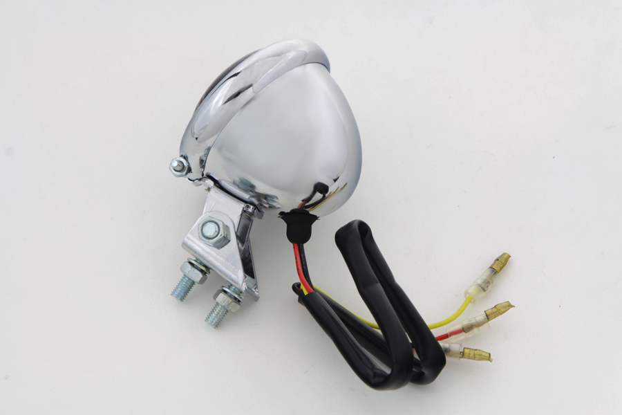 Round LED Tail Lamp with Smoked Lens