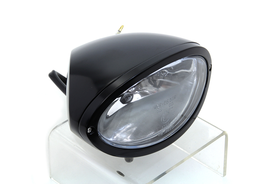 Black Oval Style Headlamp