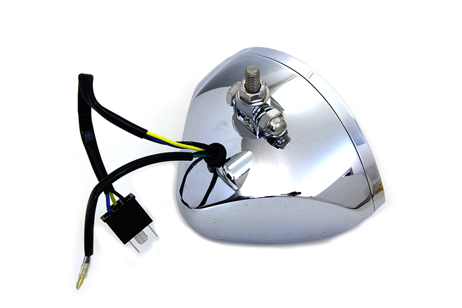 Chrome Oval Style Headlamp