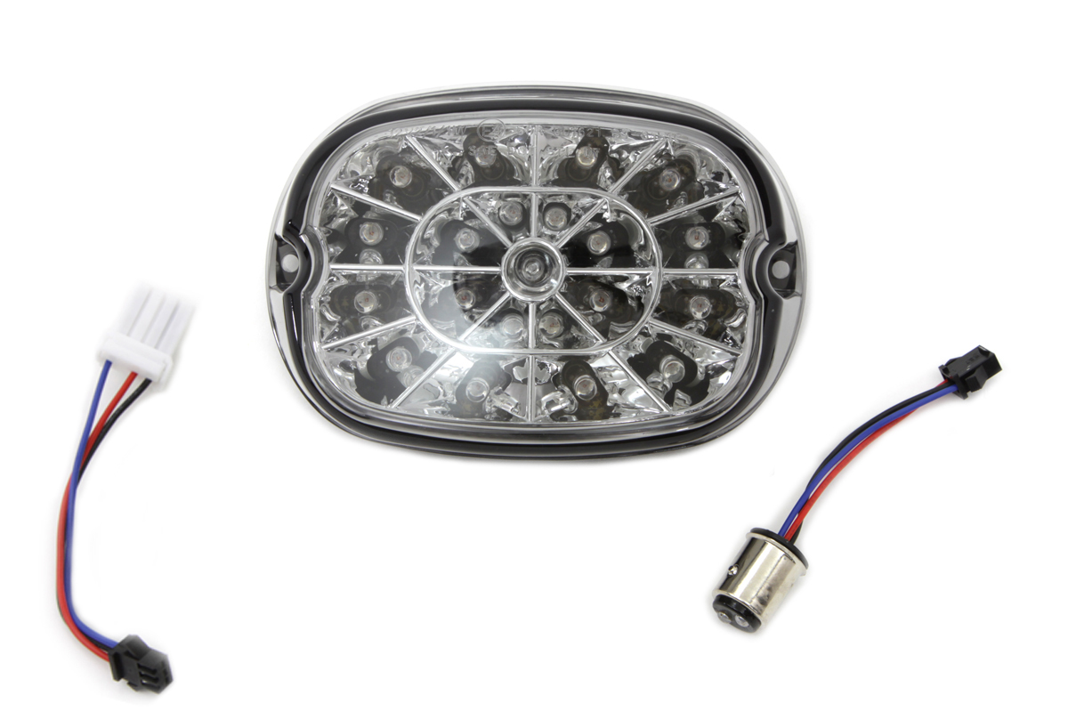 Lay Down Tail Lamp Assembly Smoked LED