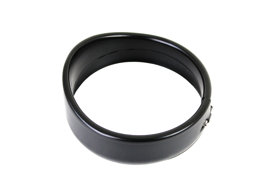 5-3/4 Visor Style Headlamp Trim Ring Black